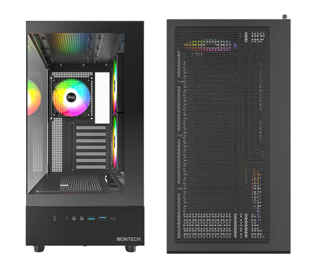 Montech XR ARGB Black - 1369615 - zdjęcie 3